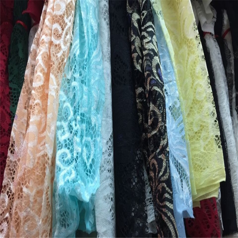 High-End Lace Fabric Clothing Surface Curtain Fabric Wedding Layout