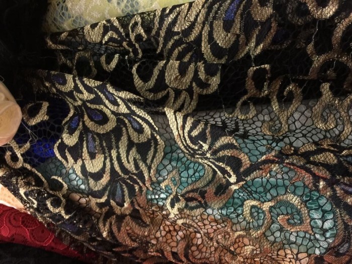 High-End Lace Fabric Clothing Surface Curtain Fabric Wedding Layout