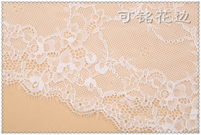 Hollow out wide lace trim diy neckline skirt curtain fabric