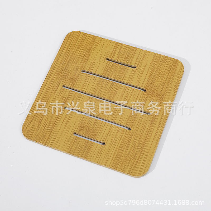 One Yuan Department Store Bamboo Heat Proof Mat Hollow Heat Proof Mat Cartoon Creative Insulation Pad