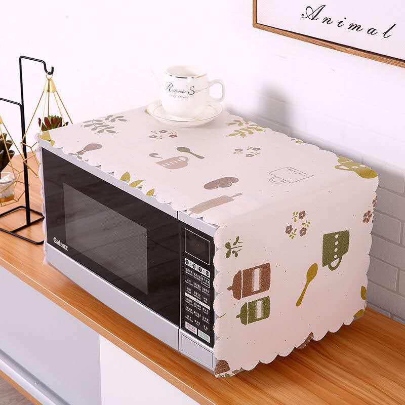 PVC Microwave Oven Dust Cover Heat Insulation Pad Dust Cover