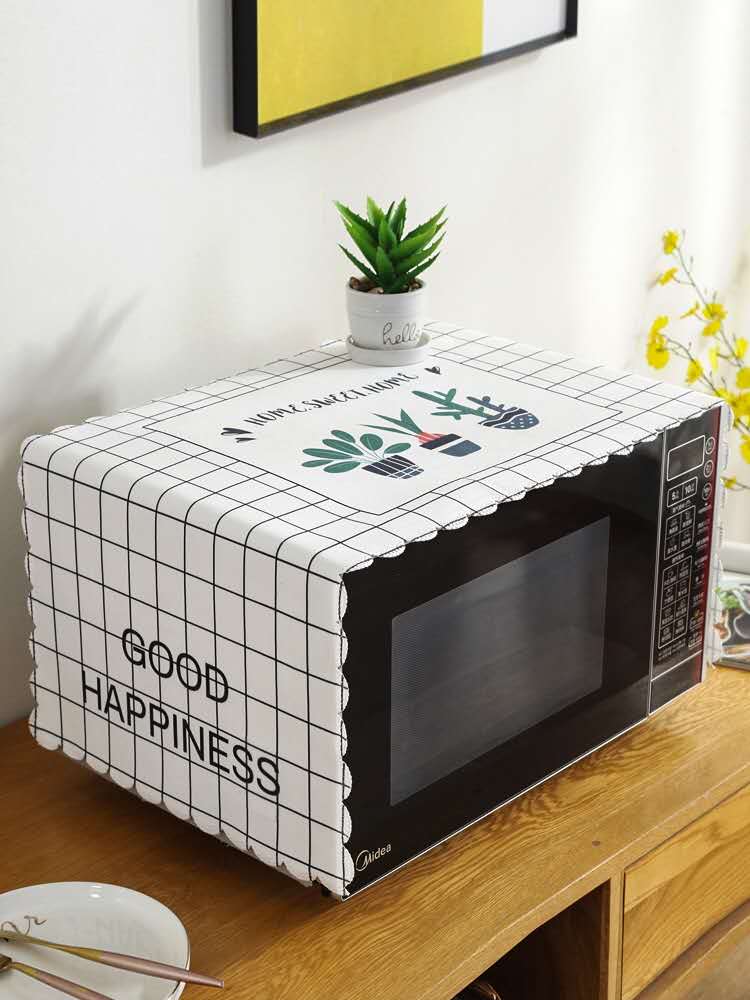 PVC Microwave Oven Dust Cover Heat Insulation Pad Dust Cover