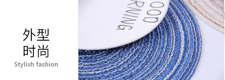 cotton yarn round table mat westernstyle food mat handwoven nonslip antisoup plate bowl mat cup heat insulation pad cotton yarn round table mat westernstyle food mat handwoven nonslip antisoup plate bowl mat cup heat insulation pad