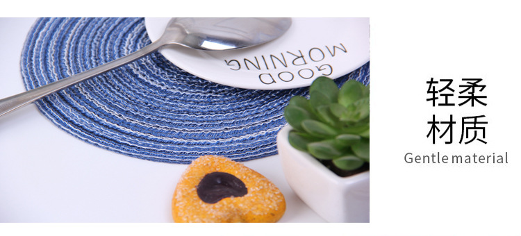 cotton yarn round table mat westernstyle food mat handwoven nonslip antisoup plate bowl mat cup heat insulation pad cotton yarn round table mat westernstyle food mat handwoven nonslip antisoup plate bowl mat cup heat insulation pad