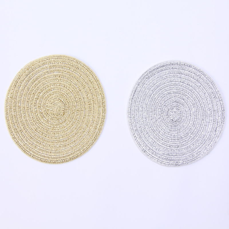 cotton yarn round table mat westernstyle food mat handwoven nonslip antisoup plate bowl mat cup heat insulation pad cotton yarn round table mat westernstyle food mat handwoven nonslip antisoup plate bowl mat cup heat insulation pad