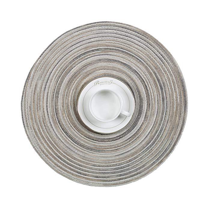 cotton yarn round table mat westernstyle food mat handwoven nonslip antisoup plate bowl mat cup heat insulation pad cotton yarn round table mat westernstyle food mat handwoven nonslip antisoup plate bowl mat cup heat insulation pad