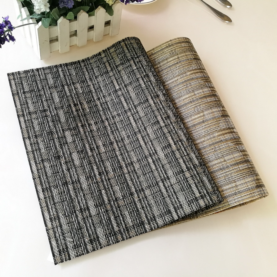 2016 new manufacturer direct sales foreign trade home environmental protection heat insulation pad PVC western food mat.