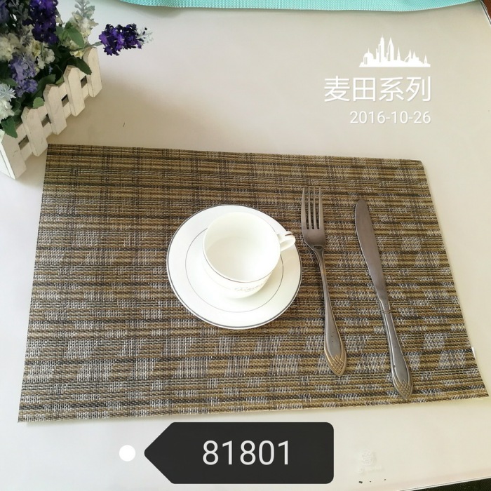 2016 new manufacturer direct sales foreign trade home environmental protection heat insulation pad PVC western food mat. 2016 new manufacturer direct sales foreign trade home environmental protection heat insulation pad PVC western food mat.