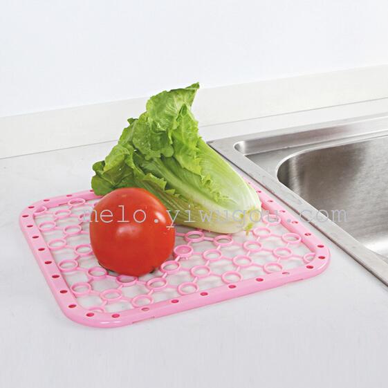 The sink drain pad / waste heat insulation pad