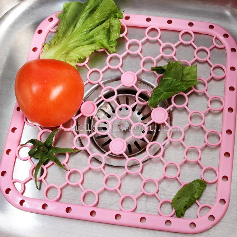 The sink drain pad / waste heat insulation pad