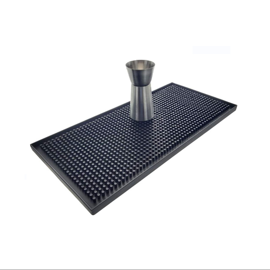 Factory Direct PVC Rubber Bar Pad Non-Slip Mat Desktop Bar Table Mat Heat Insulation Tea Set Water Draining Pad Spot Bar Mat