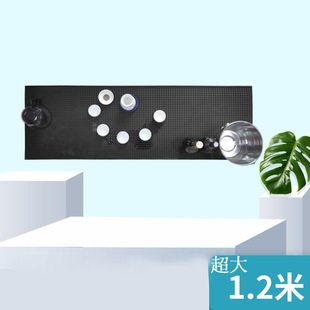 Factory Direct PVC Rubber Bar Pad Non-Slip Mat Desktop Bar Table Mat Heat Insulation Tea Set Water Draining Pad Spot Bar Mat