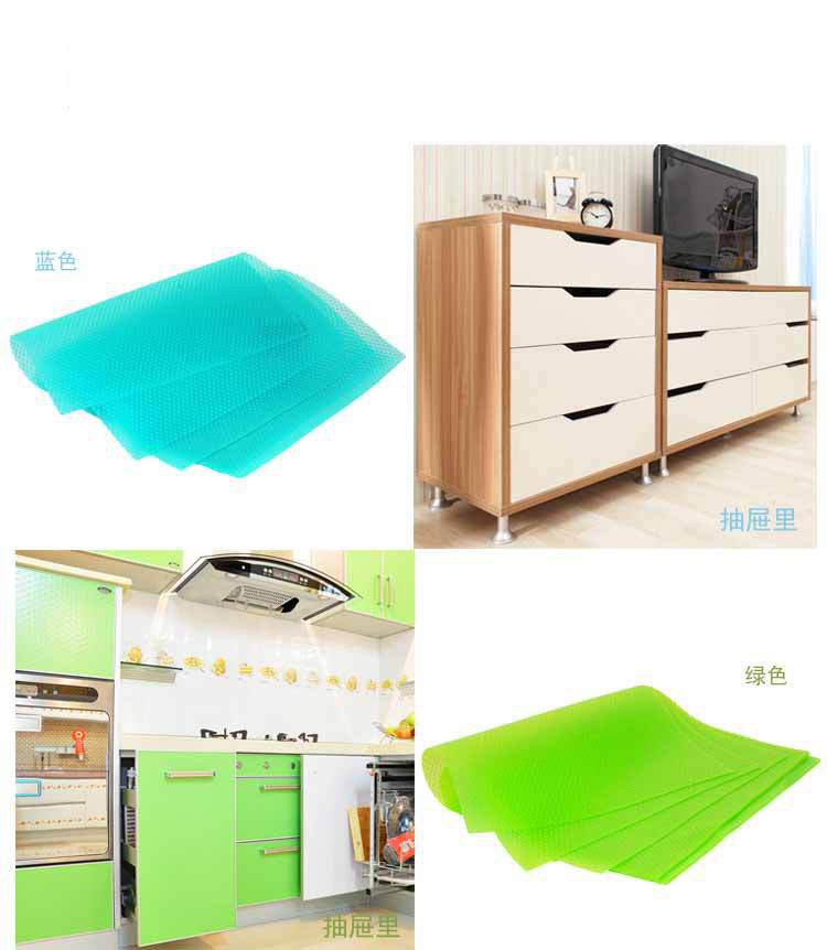 Cutting Cabinet Pad Heat Insulation Dinning Table Placemat Cabinet Mat Moisture Proof Pad Drawer Liner 4 Pieces