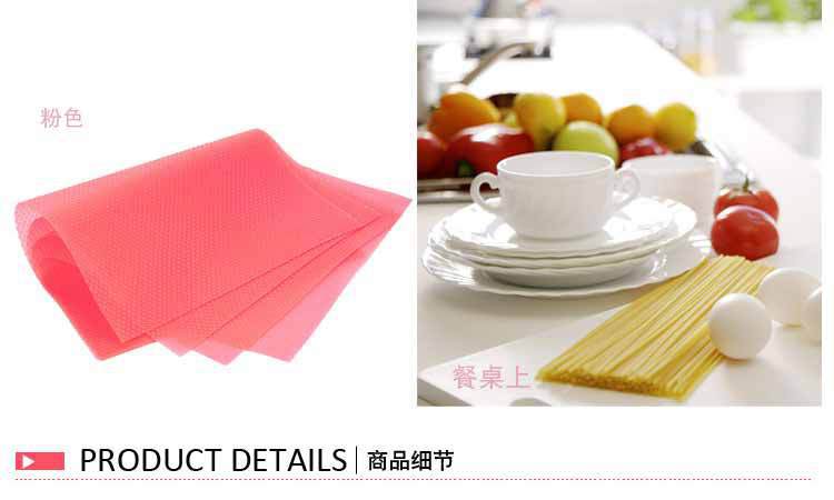 Cutting Cabinet Pad Heat Insulation Dinning Table Placemat Cabinet Mat Moisture Proof Pad Drawer Liner 4 Pieces