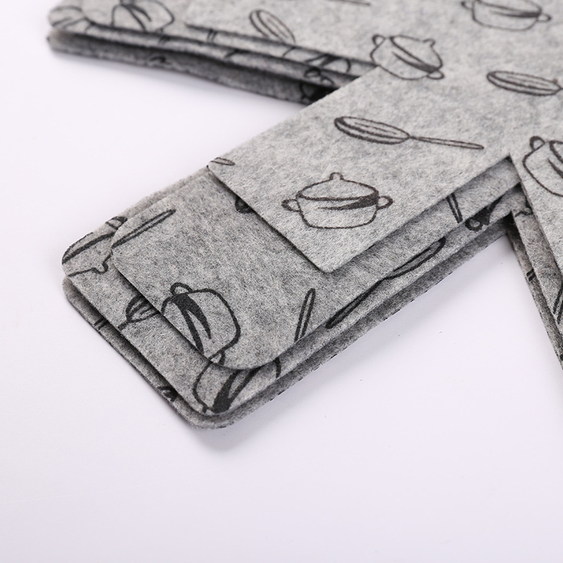 whole printed nonwoven pan pad desktop antihot heat insulation oil absorption easy cleaning nonstick pan protection pad