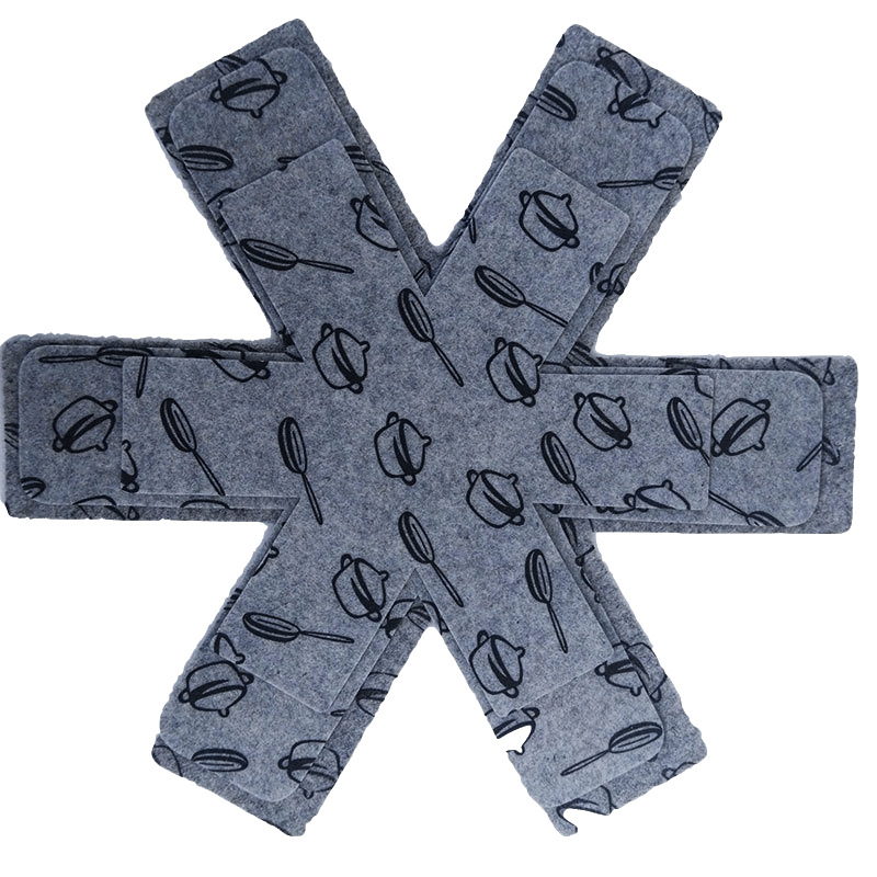 whole printed nonwoven pan pad desktop antihot heat insulation oil absorption easy cleaning nonstick pan protection pad