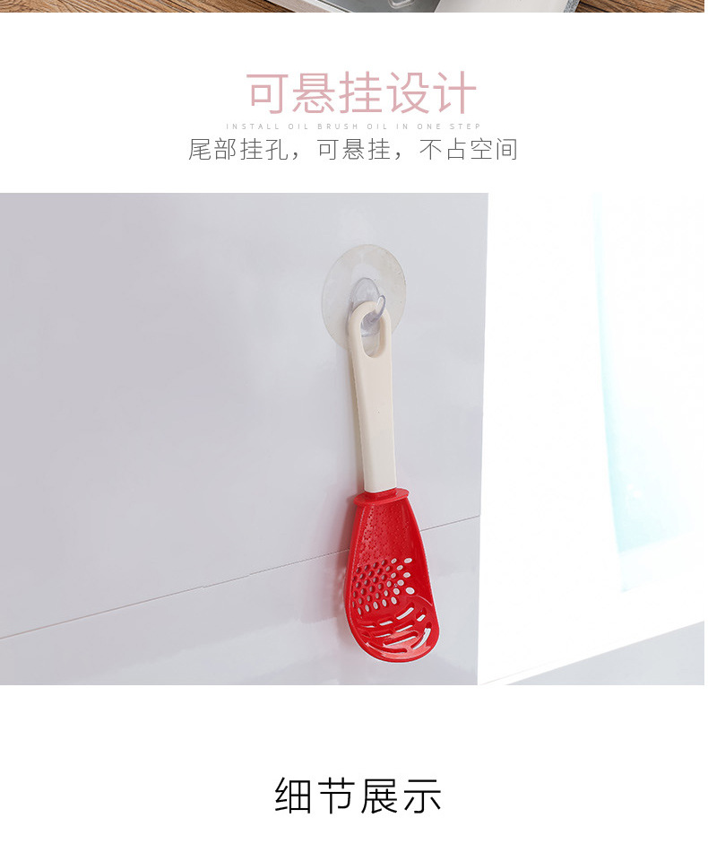Kitchen Multi-Functional Grinding Spoon Mash Drain Colander Grinding Ginger and Garlic Spoon Mashed Potatoes Spatula Kitchen Multi-Functional Grinding Spoon Mash Drain Colander Grinding Ginger and Garlic Spoon Mashed Potatoes Spatula