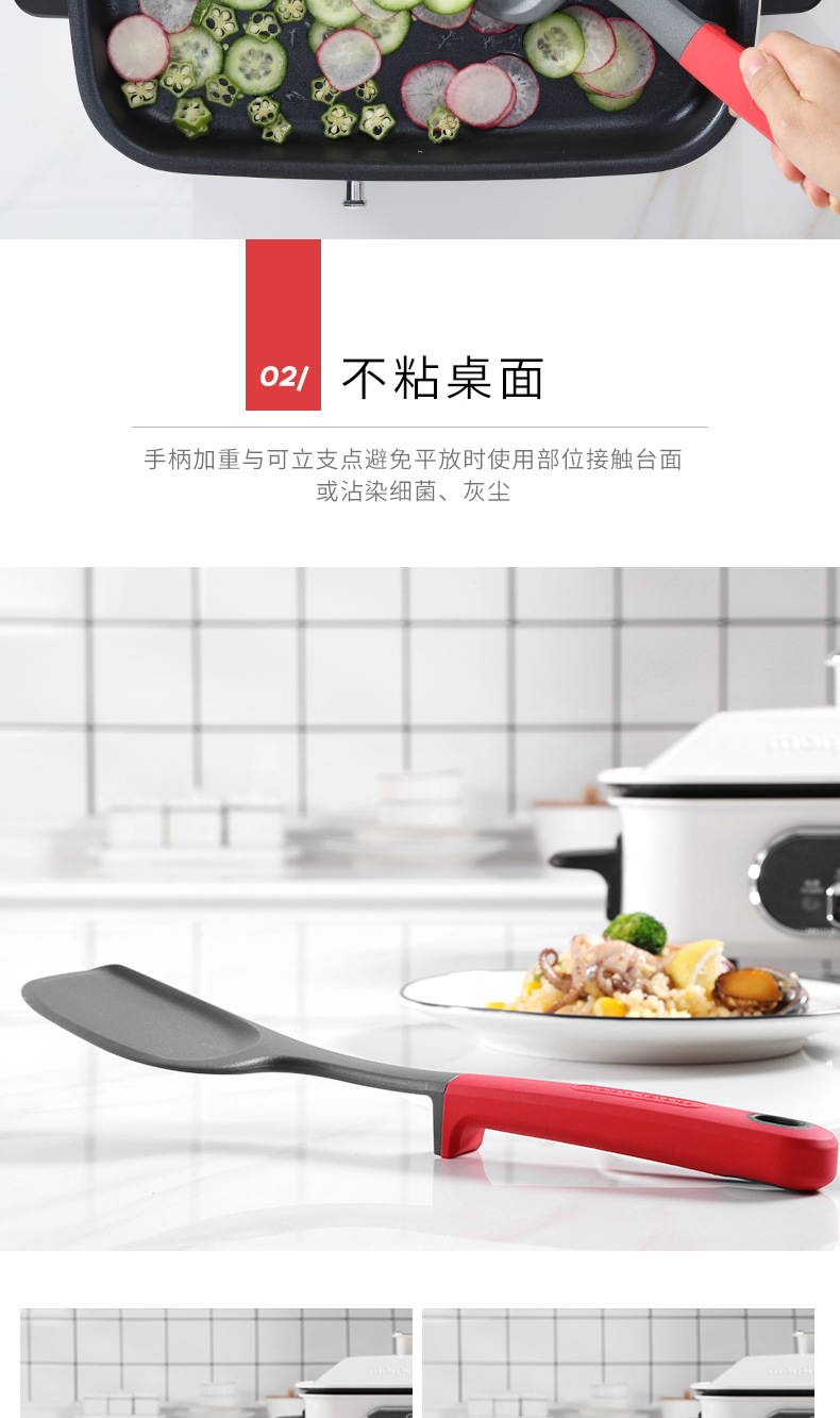Cooking Pot Mr1032 Original Silicone Kitchenware Set Accessories Spatula Cooking Kitchenware SevenPiece Set
