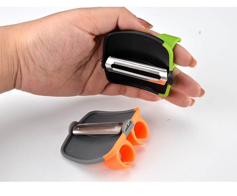 Creative Peeler Stainless Steel Finger Paring Knife Creative Fruit Knife Household Multifunctional Planer Tool Fruit Peeler