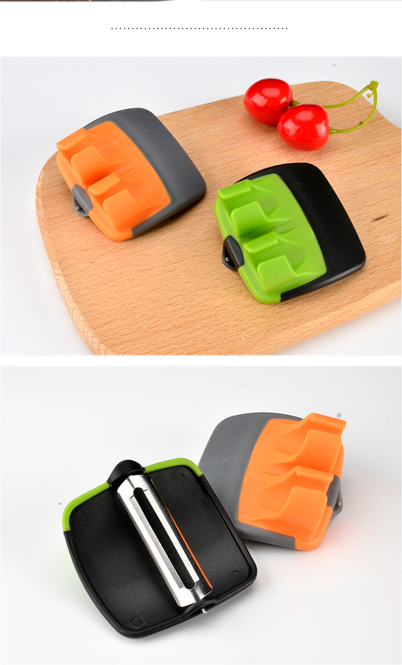 Creative Peeler Stainless Steel Finger Paring Knife Creative Fruit Knife Household Multifunctional Planer Tool Fruit Peeler