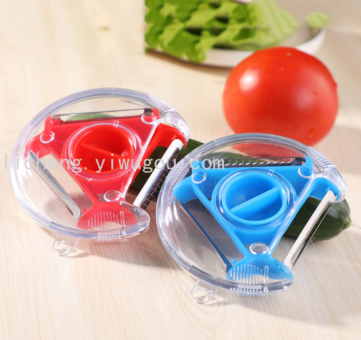 Tiktok Household Peeler Multi-Functional Three-in-One Apple Peeling Plane Artifact Kitchen Paring Knife
