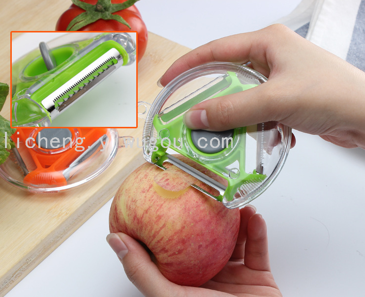 Tiktok Household Peeler Multi-Functional Three-in-One Apple Peeling Plane Artifact Kitchen Paring Knife Tiktok Household Peeler Multi-Functional Three-in-One Apple Peeling Plane Artifact Kitchen Paring Knife