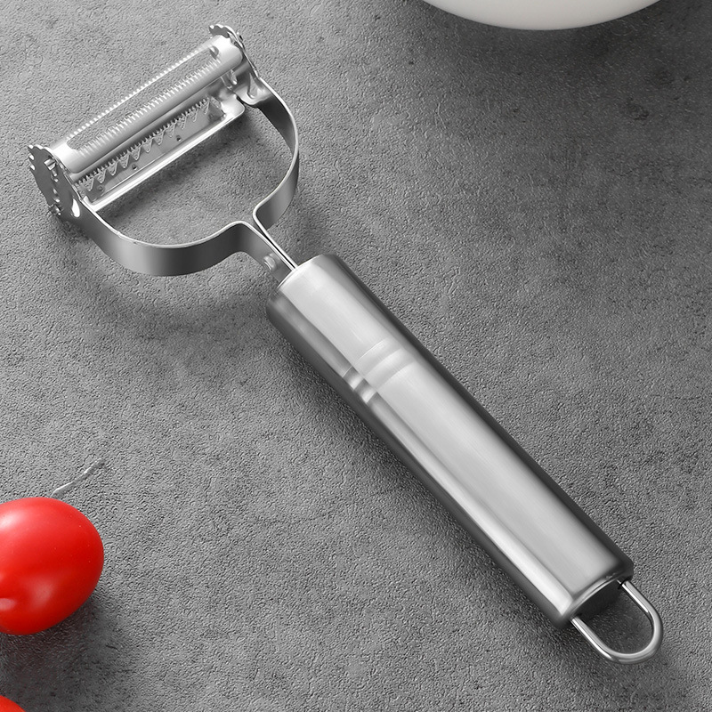 Stainless Steel Kitchen Gadget Peeler Potato Paring Knife Duck Hair Removal Tool Fruit Peeling Three-Piece Kitchen Set
