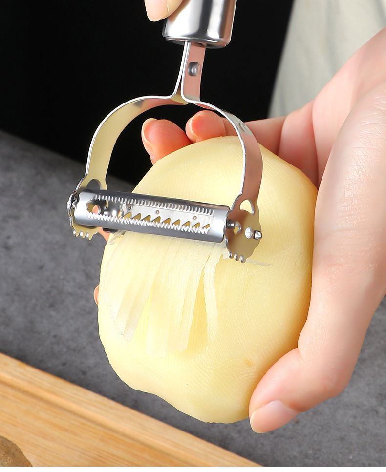 Stainless Steel Kitchen Gadget Peeler Potato Paring Knife Duck Hair Removal Tool Fruit Peeling Three-Piece Kitchen Set Stainless Steel Kitchen Gadget Peeler Potato Paring Knife Duck Hair Removal Tool Fruit Peeling Three-Piece Kitchen Set