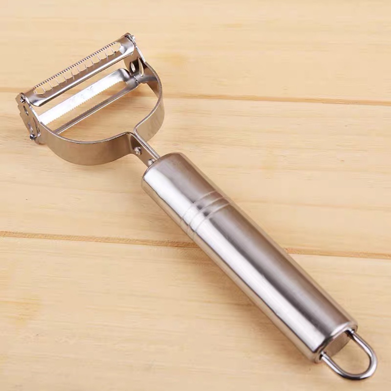 Multi-Functional Stainless Steel Smiley Face Fruit Peeling Knife Apple Peeler Potato Paring Knife