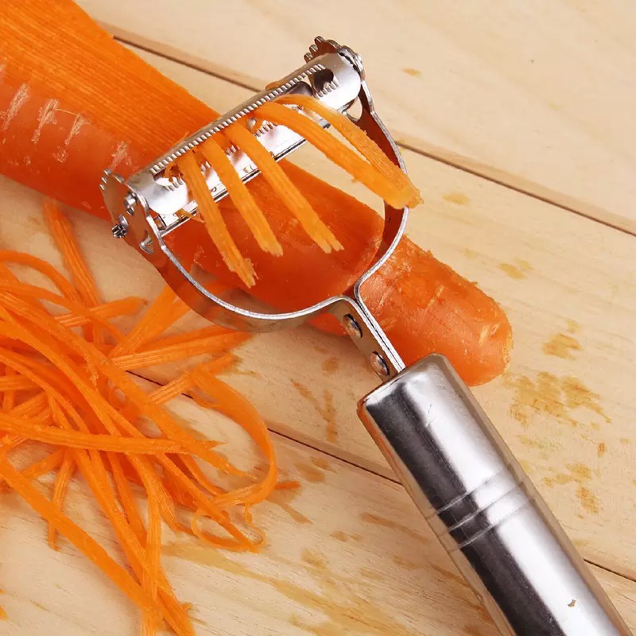 Multi-Functional Stainless Steel Smiley Face Fruit Peeling Knife Apple Peeler Potato Paring Knife