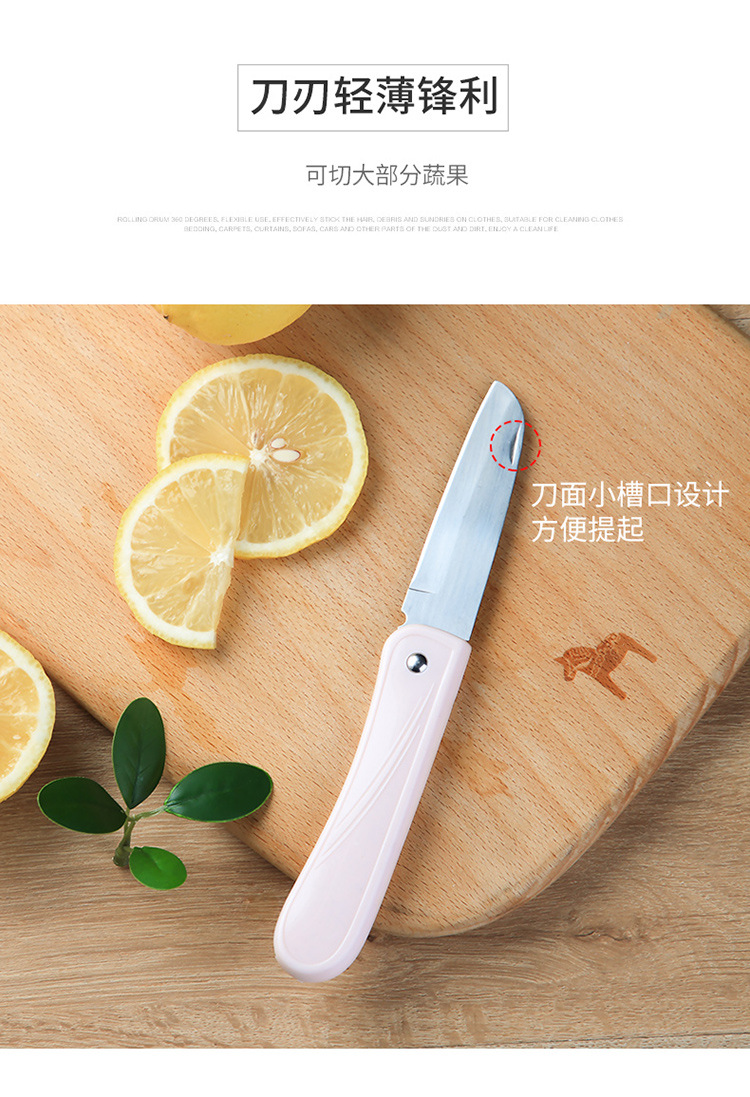 Stainless steel folding fruit knife household portable pocket knife kitchen knife paring knife melon and fruit knife Stainless steel folding fruit knife household portable pocket knife kitchen knife paring knife melon and fruit knife