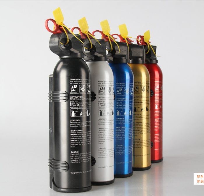 Mini portable dry powder fire extinguisher fire extinguisher portable in-car 500 g large flames Mini portable dry powder fire extinguisher fire extinguisher portable in-car 500 g large flames