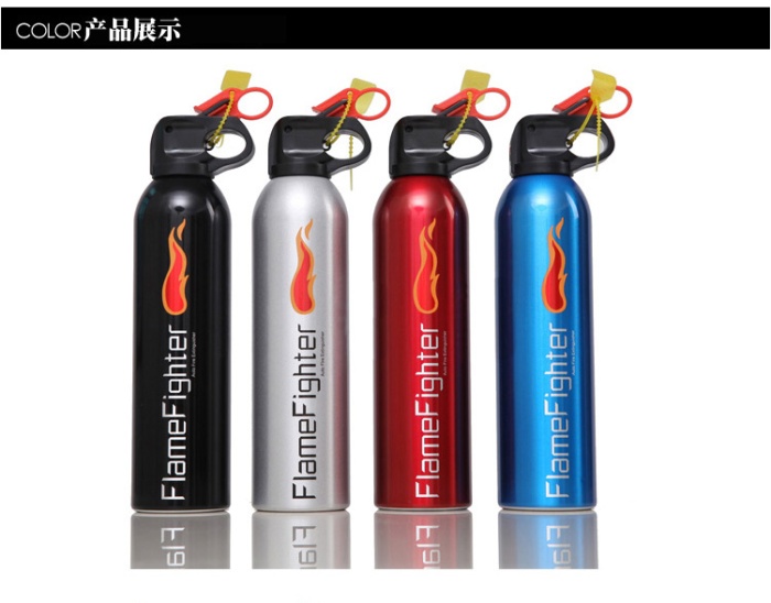 Mini portable dry powder fire extinguisher fire extinguisher portable in-car 500 g large flames Mini portable dry powder fire extinguisher fire extinguisher portable in-car 500 g large flames