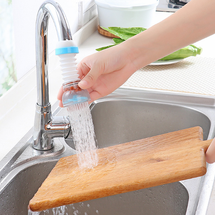 Household faucet splash-proof fire extinguisher retractable water purifier with filter tip and fire extinguisher head filter
