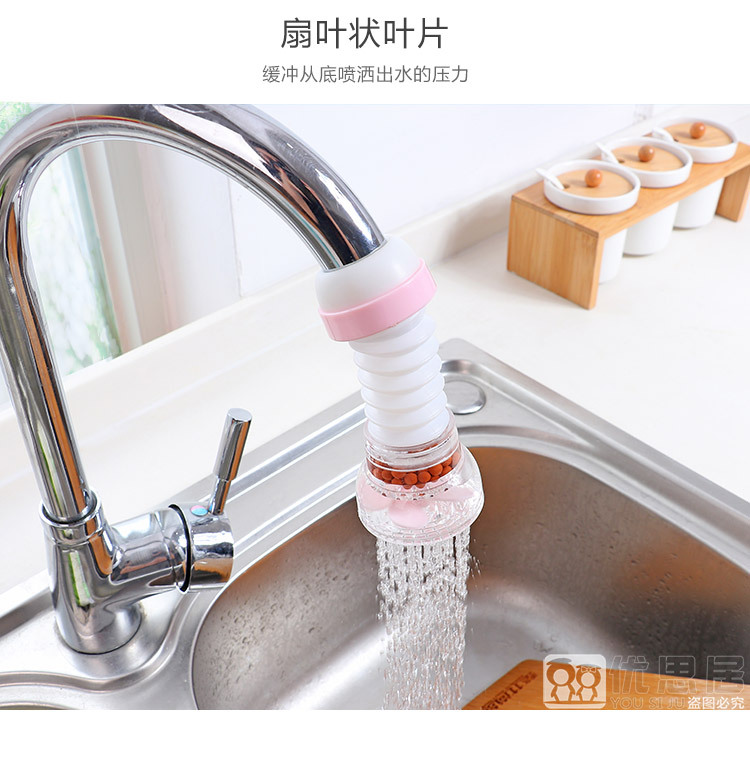 Household faucet splash-proof fire extinguisher retractable water purifier with filter tip and fire extinguisher head filter Household faucet splash-proof fire extinguisher retractable water purifier with filter tip and fire extinguisher head filter