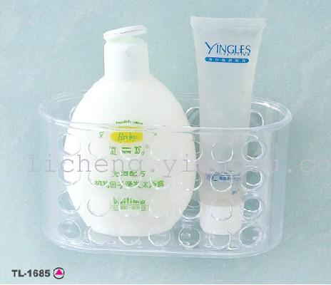 Super absorption wall suction cup rack-bathroom Bathroom glass shelf