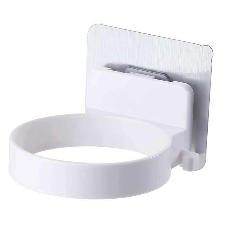Non-punch household bathroom shelf wall hanging Storage rack hair dryer rack