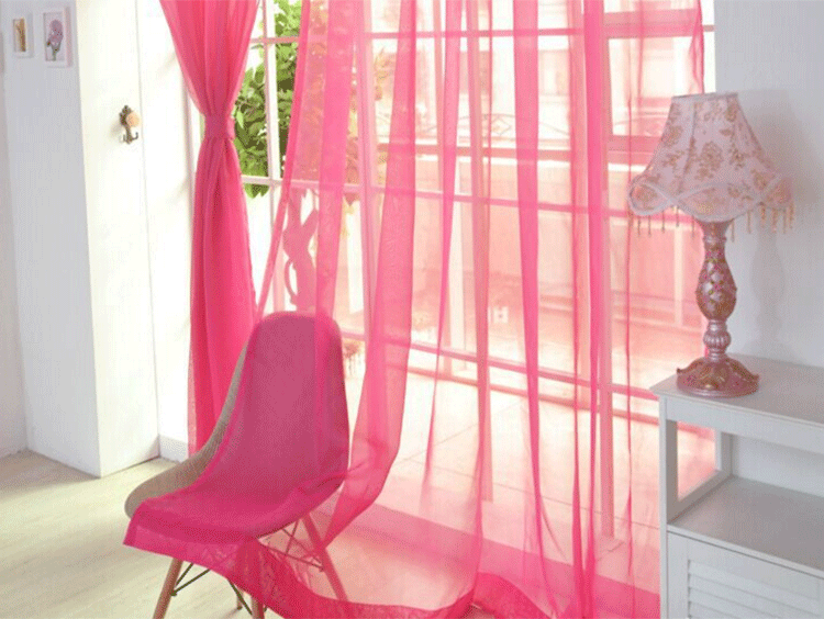 Wedding Solid Color Glass Screen Transparent Mesh Curtains Ready-Made Curtain Wholesale Cross Wedding Solid Color Glass Screen Transparent Mesh Curtains Ready-Made Curtain Wholesale Cross