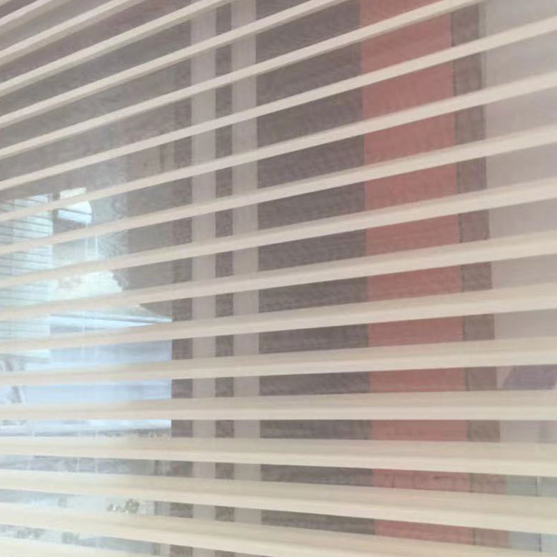 Shangri－La Mesh Curtains Double-Layer Shading Soft Mesh Curtains Window Screen Office Shutter Punch-Free Louver Curtain Can Be Customized