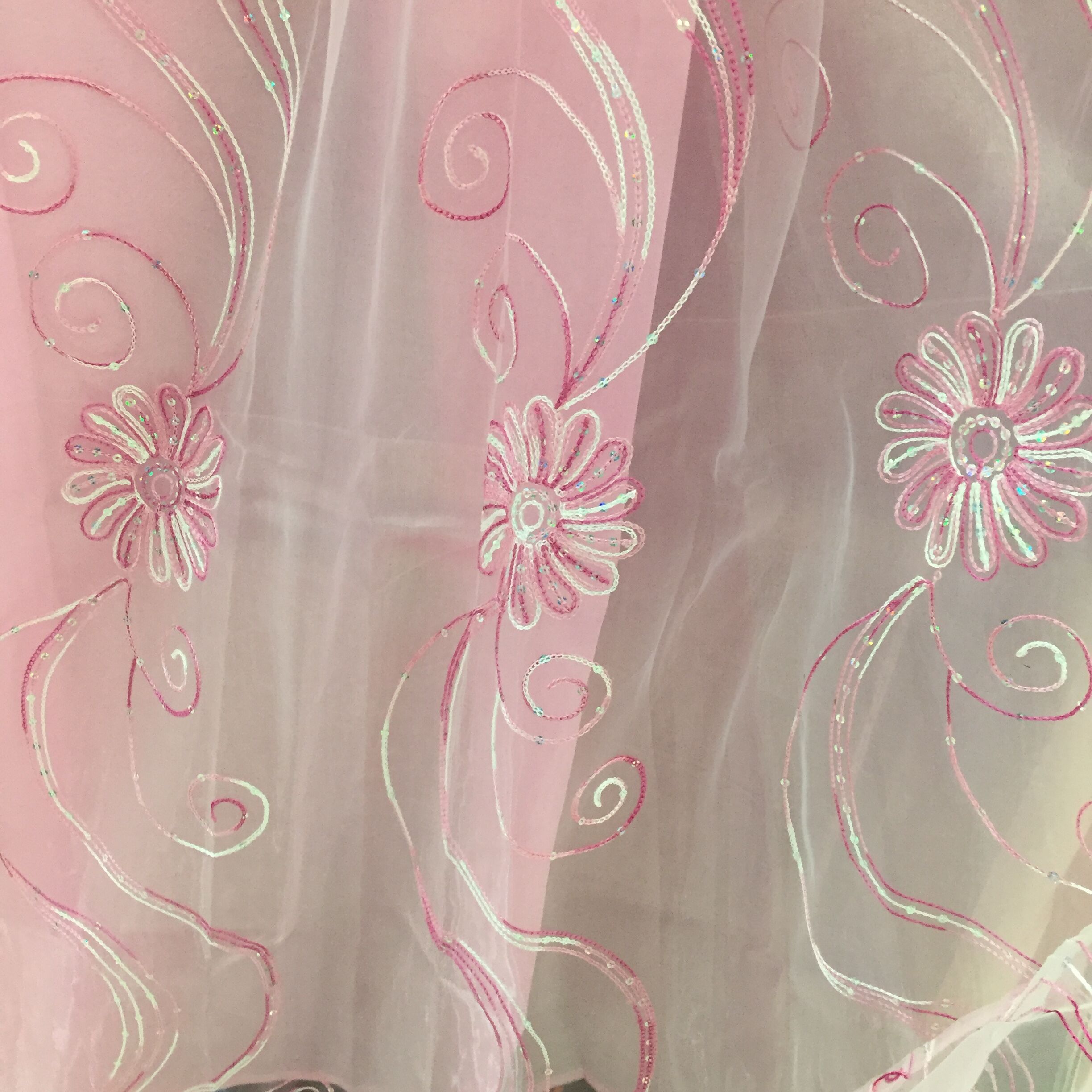 Foreign trade African curtains South American towel embroidery window screen finished curtain cloth