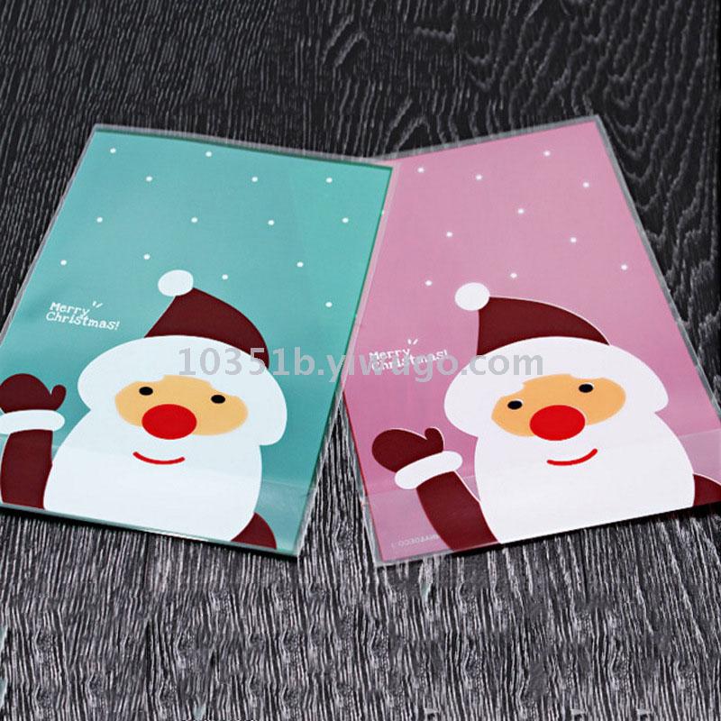 Santa Claus Gift Bag Biscuits Bag Flat Mouth Doypack Gift Plastic Packaging Bag OPP Small Bag 100 Pieces Santa Claus Gift Bag Biscuits Bag Flat Mouth Doypack Gift Plastic Packaging Bag OPP Small Bag 100 Pieces