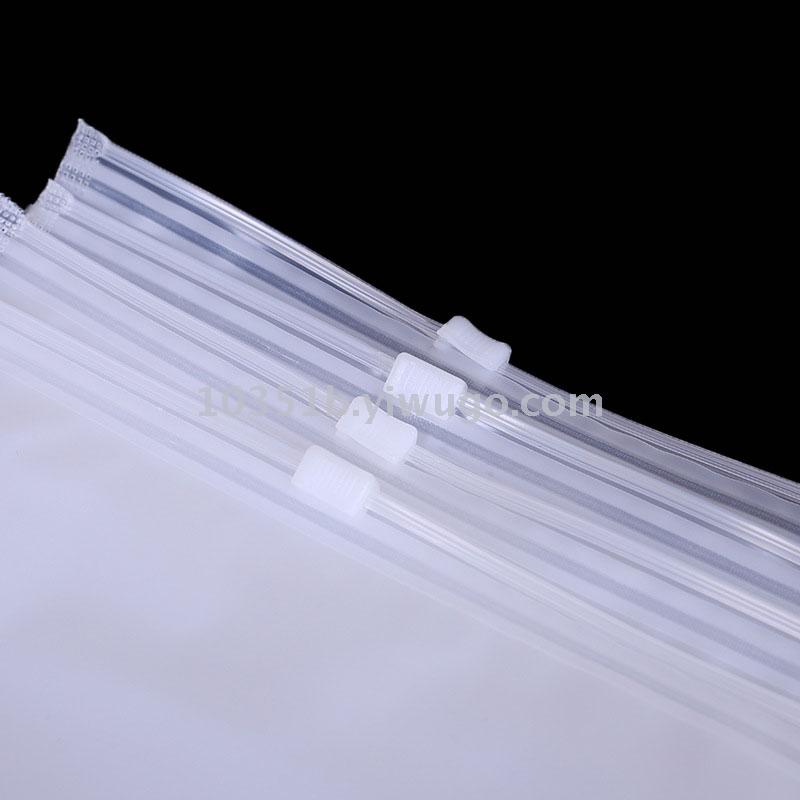 Eva Frosted Zipper Bag Cloth Bag Large Plastic Packaging Bag Clothes Storage Organizing Folders Scarf Bag 20 * 28cm
