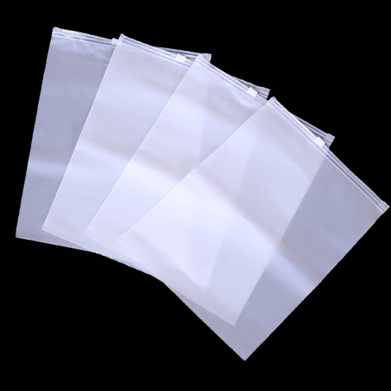 Eva Frosted Zipper Bag Cloth Bag Large Plastic Packaging Bag Clothes Storage Organizing Folders Scarf Bag 20 * 28cm