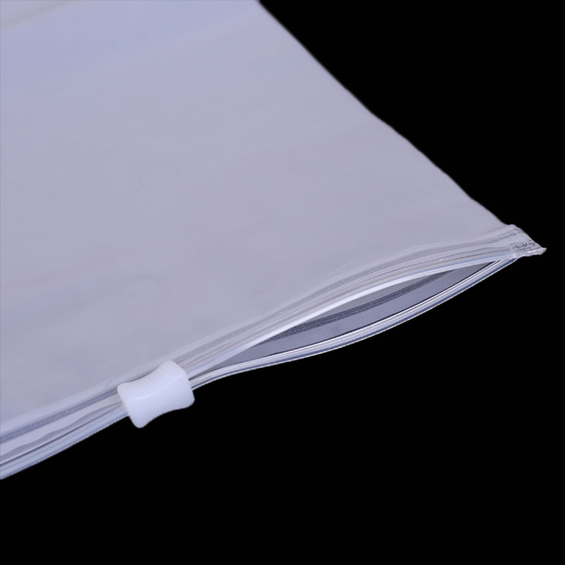 Eva Frosted Zipper Bag Cloth Bag Large Plastic Packaging Bag Clothes Storage Organizing Folders Scarf Bag 20 * 28cm