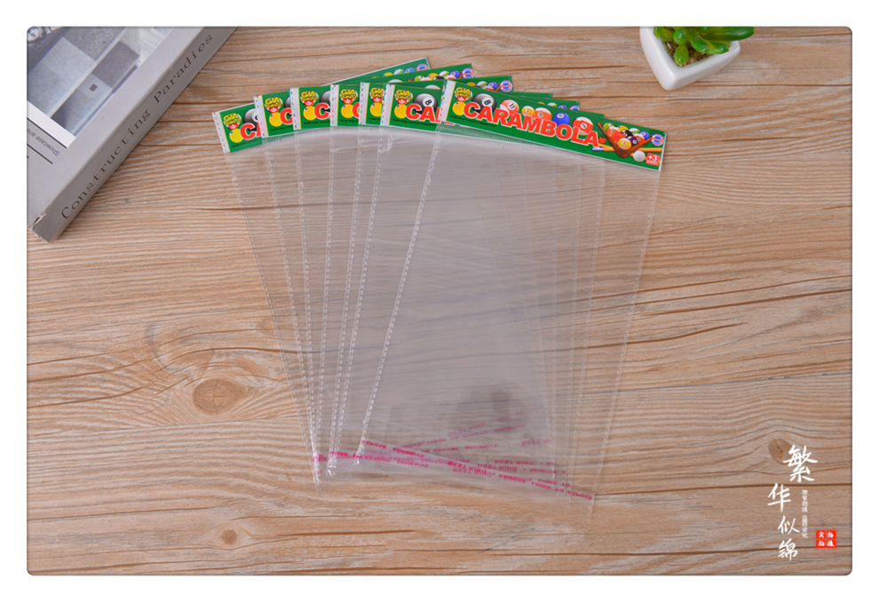 Long Strip Transparent Plastic Packaging Bag Multi-Specification OPP Self-Adhesive Clothing Packaging Bag Factory Direct Sales