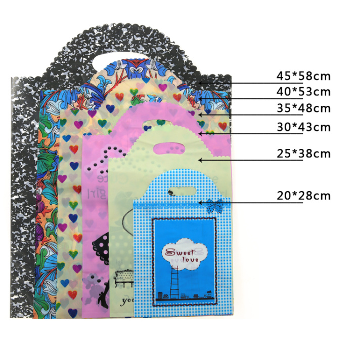 Extra Thick Tote Wholesale Small Size Cloth Bag Clothes Plastic Packaging Bag Gift Bag Children's Clothing Store Bag Gift Bag Extra Thick Tote Wholesale Small Size Cloth Bag Clothes Plastic Packaging Bag Gift Bag Children's Clothing Store Bag Gift Bag