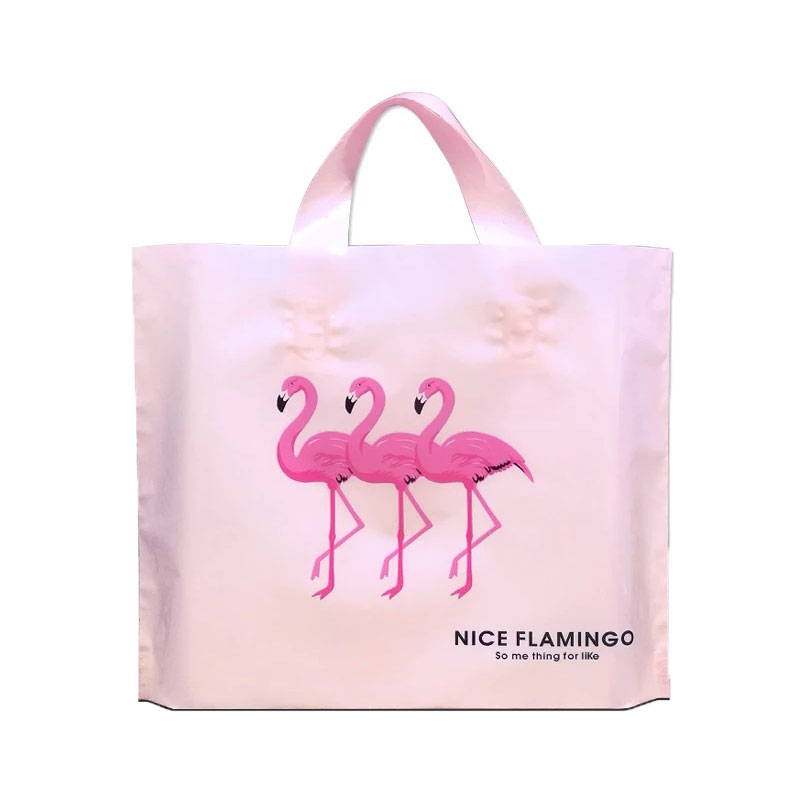 New Handbag Plastic Bag Gift Bag Thickened High-End Clothing Store Bag Plastic Packaging Bag 50 Flamingo New Handbag Plastic Bag Gift Bag Thickened High-End Clothing Store Bag Plastic Packaging Bag 50 Flamingo