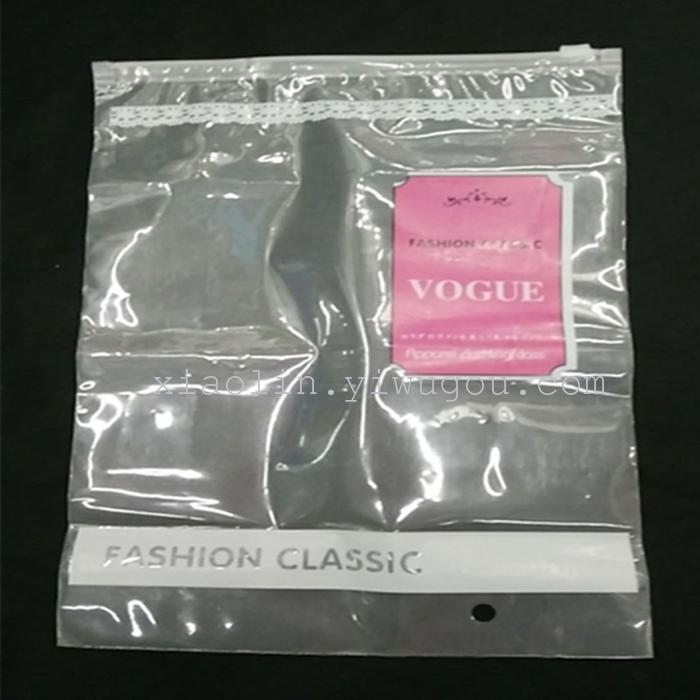Manufacturer custom PE transparent, matte printed zipper closure plastic packaging bag Manufacturer custom PE transparent, matte printed zipper closure plastic packaging bag