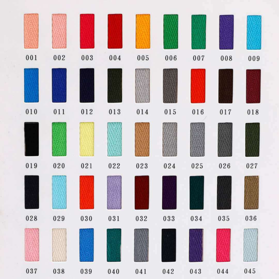 Manufacturers wholesale quality 100% cotton spun rayon tape 0.6cm-10cm cotton yarn clothing package with herringback cotton ribbon