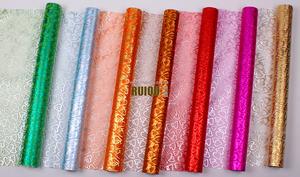 Flower package wedding decoration gift wrap yarn boutique florist supplies IRA Kurgan bronzing 48cm*5Y